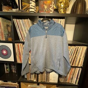 Eddie Bauer Navy Quarter-Zip Jacket